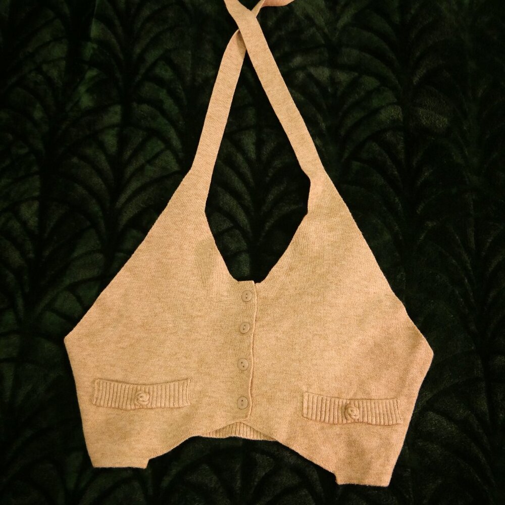 Cider Tie Neck Sweater Vest